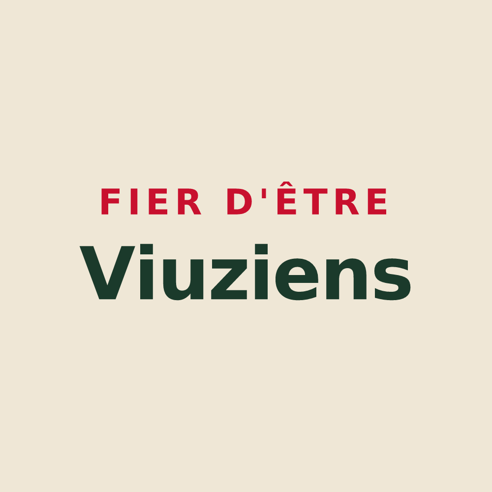Tote bag « Fier d'être Viuziens » — design pour Viuz-en-Sallaz