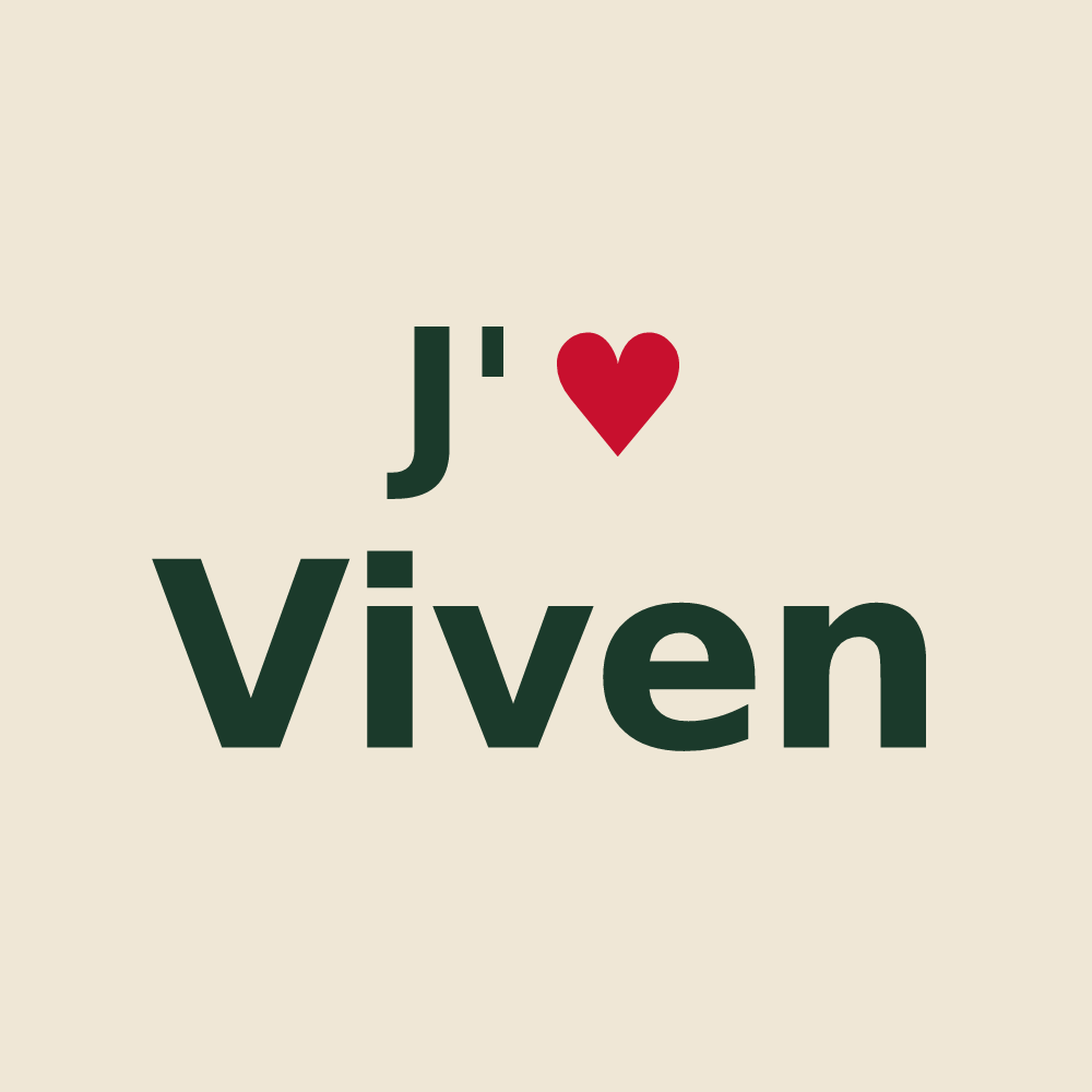 Tote bag personnalisé Viven — design J'aime Viven
