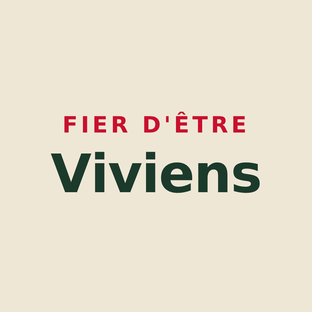 Tote bag « Fier d'être Viviens » — design pour Vivey
