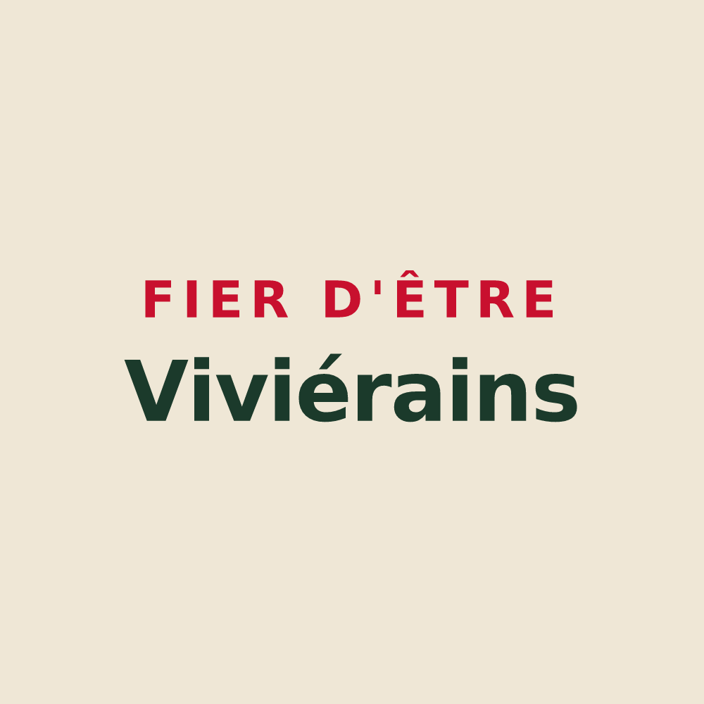 Tote bag « Fier d'être Viviérains » — design pour Viviers-du-Lac
