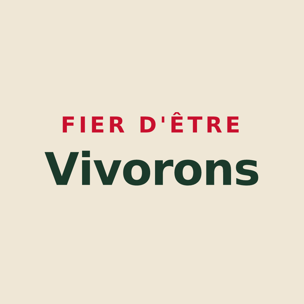 Tote bag « Fier d'être Vivorons » — design pour Viviers-sur-Artaut