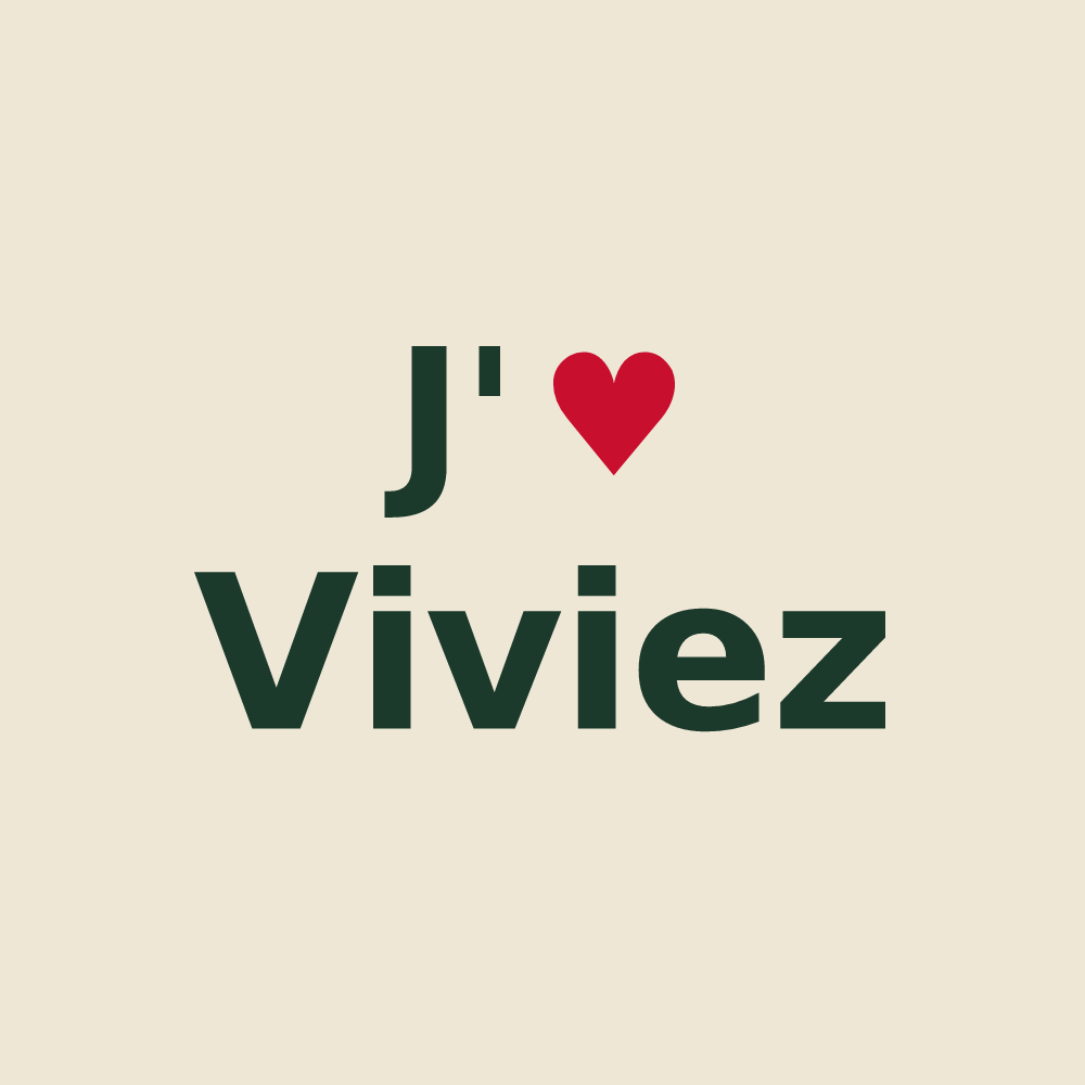 Tote bag personnalisé Viviez — design J'aime Viviez