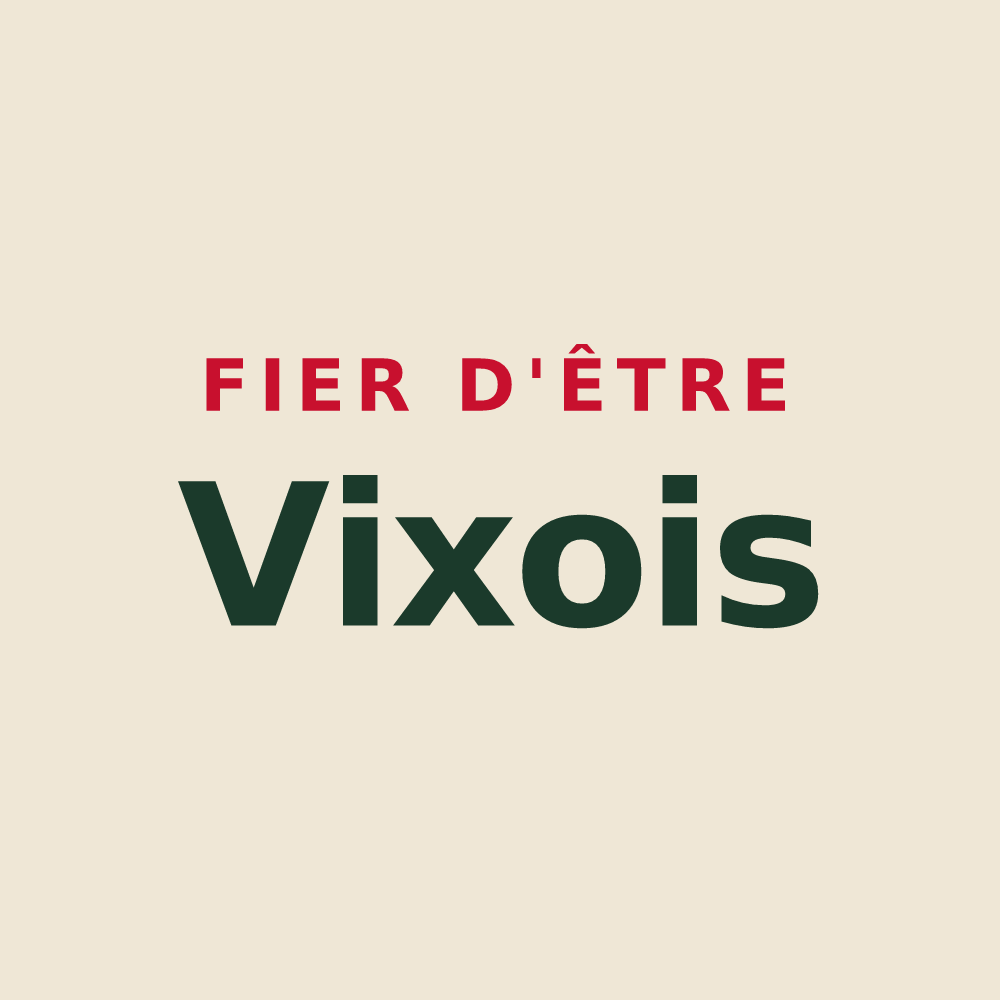 Tote bag « Fier d'être Vixois » — design pour Vix
