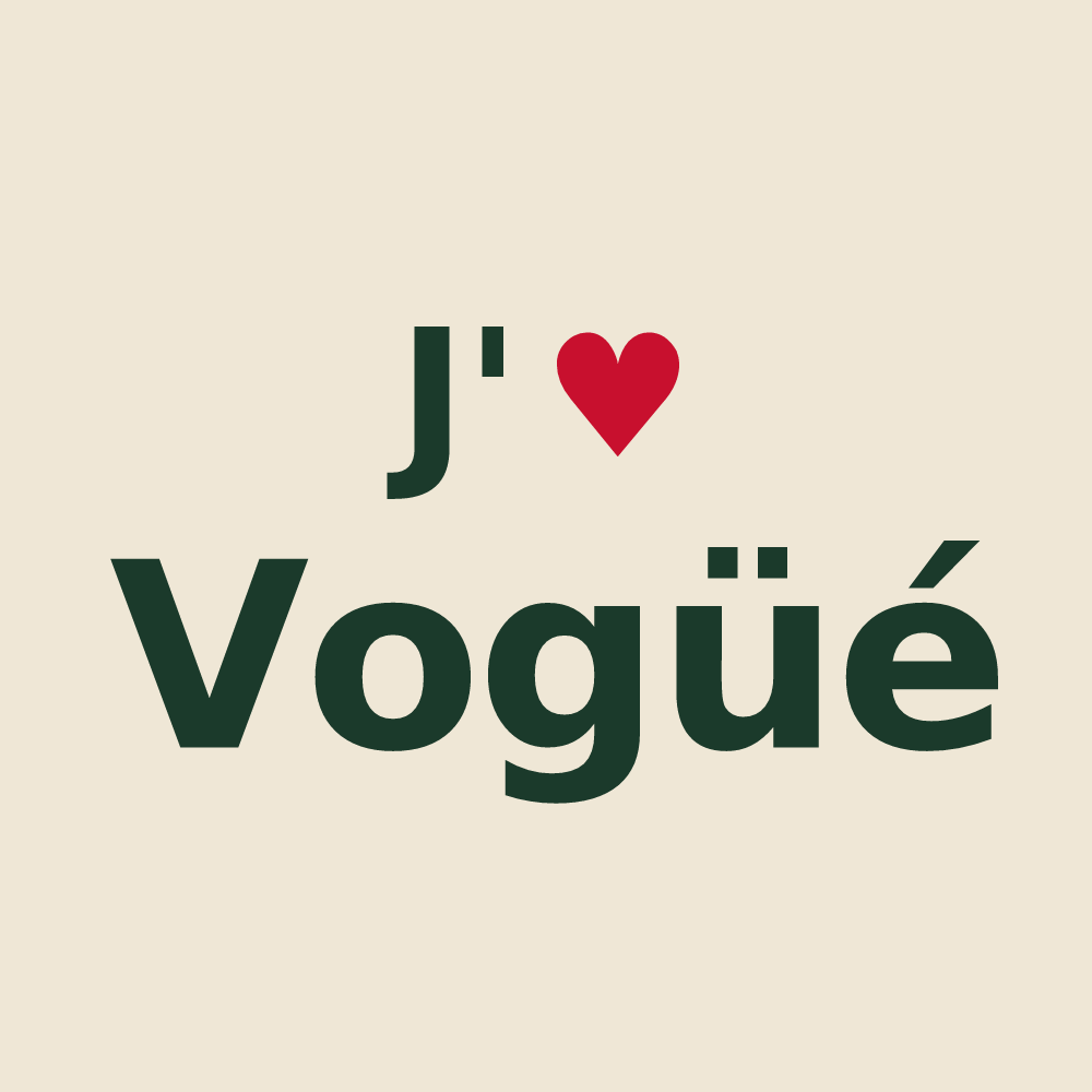 Tote bag personnalisé Vogüé — design J'aime Vogüé