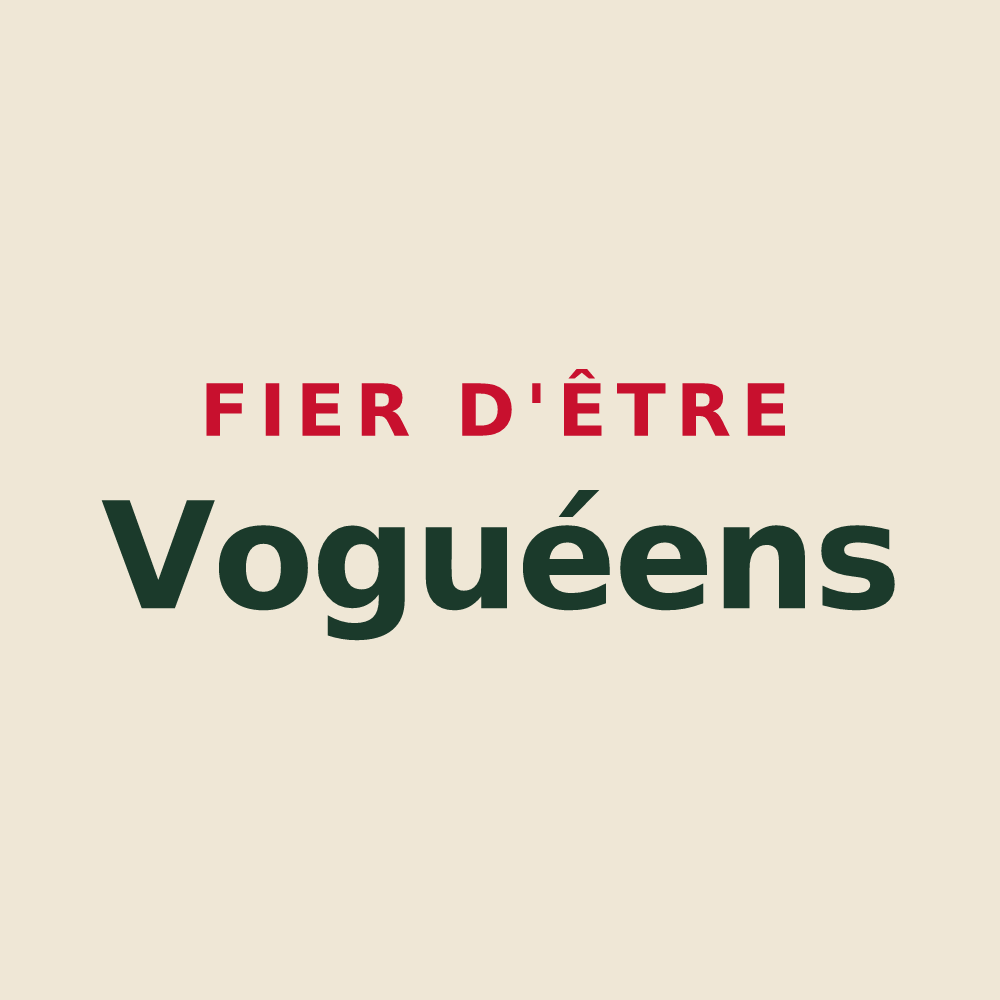 Tote bag « Fier d'être Voguéens » — design pour Vogüé