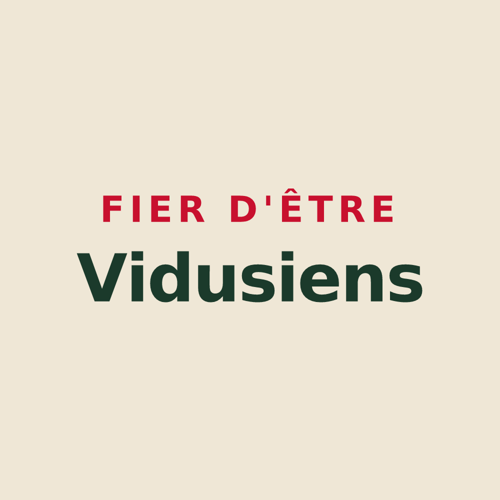 Tote bag « Fier d'être Vidusiens » — design pour Void-Vacon