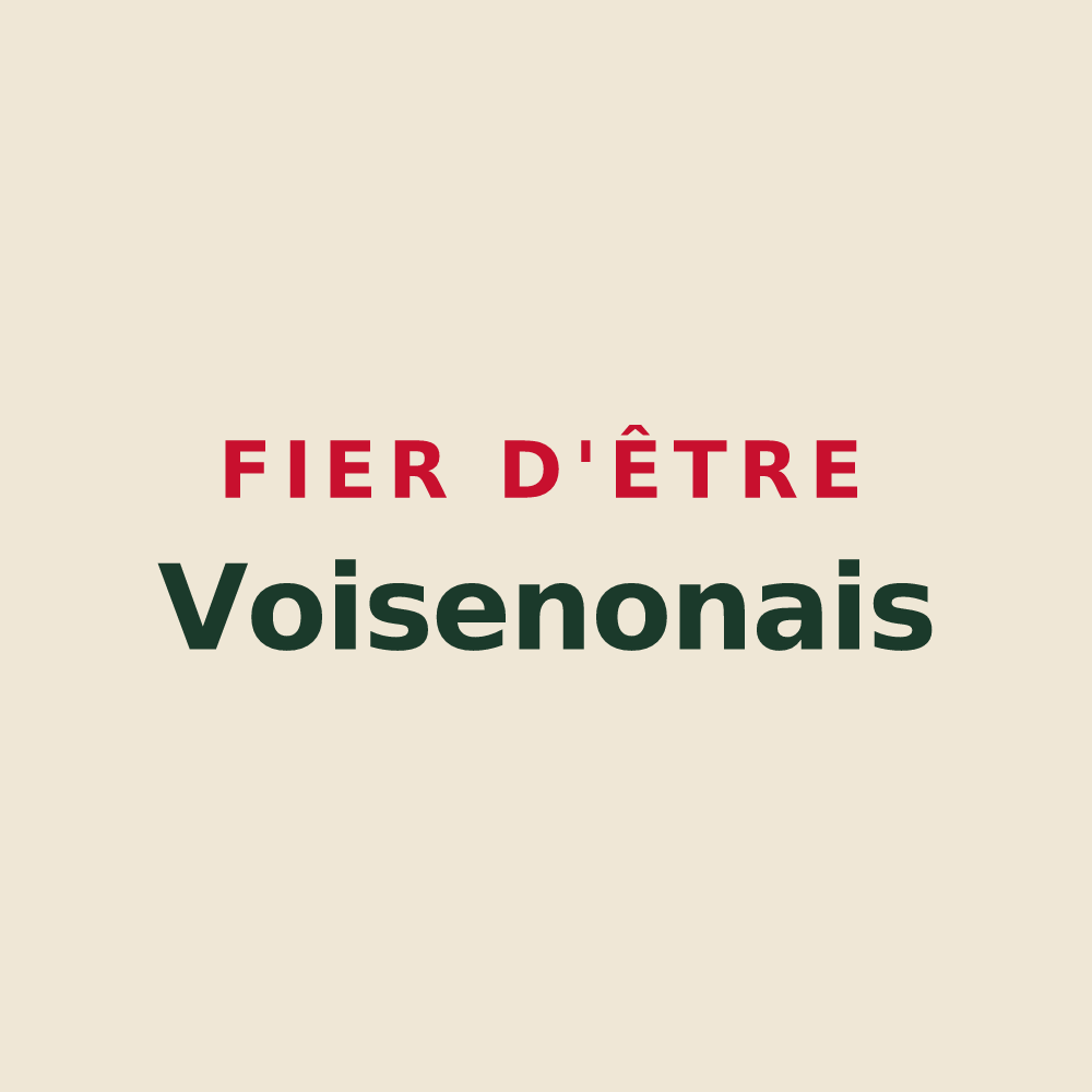 Tote bag « Fier d'être Voisenonais » — design pour Voisenon