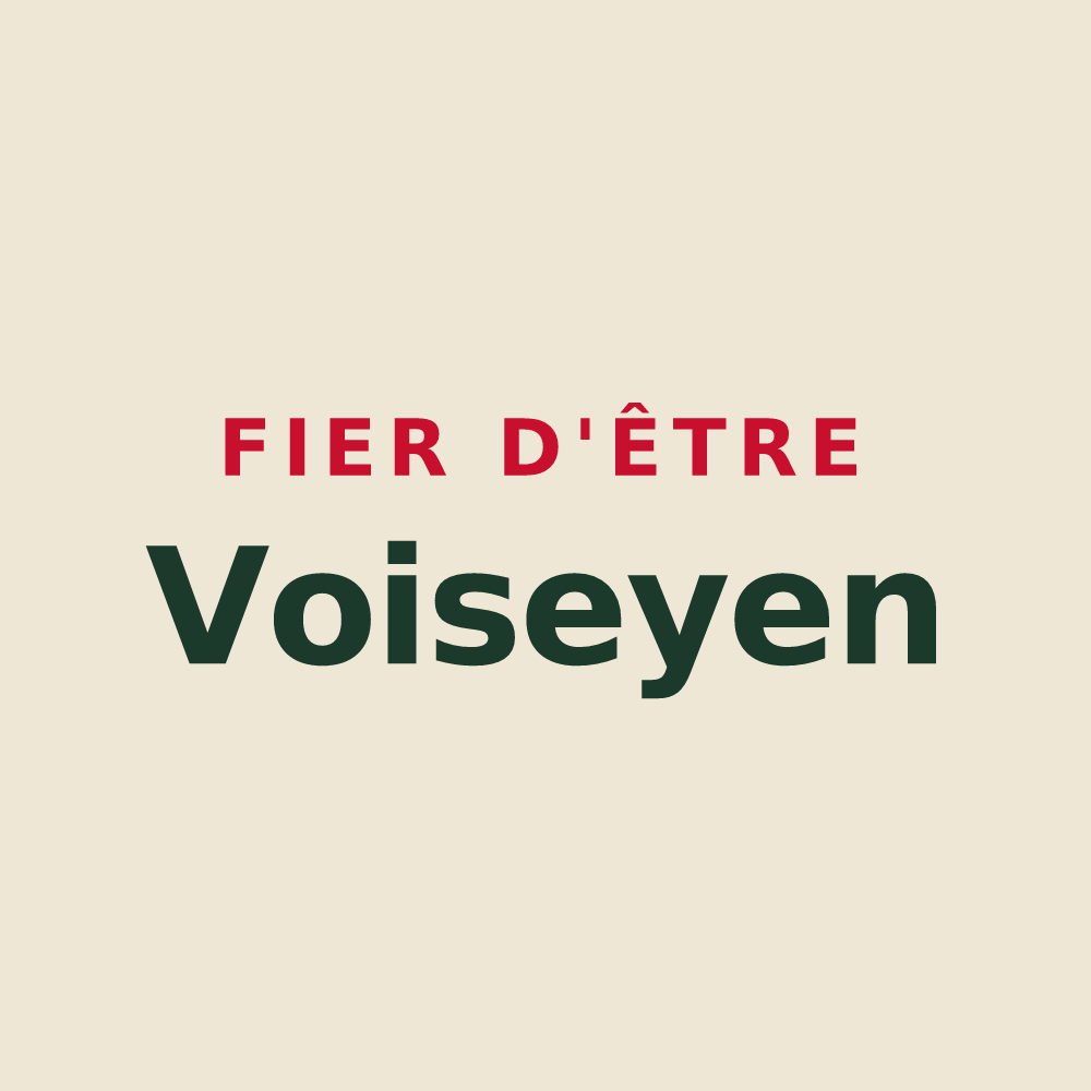 Tote bag « Fier d'être Voiseyen » — design pour Voisey