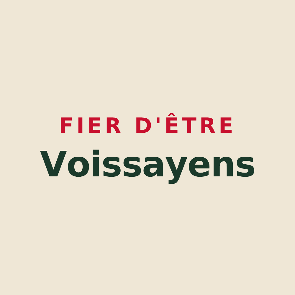 Tote bag « Fier d'être Voissayens » — design pour Voissay