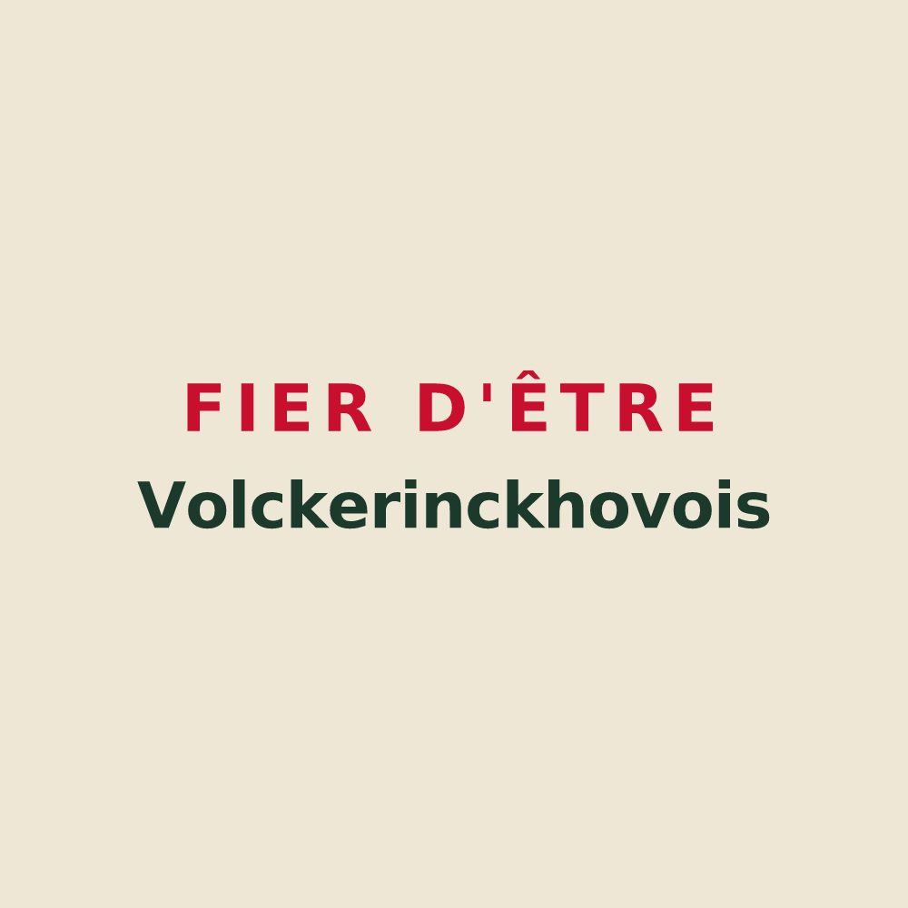 Tote bag « Fier d'être Volckerinckhovois » — design pour Volckerinckhove