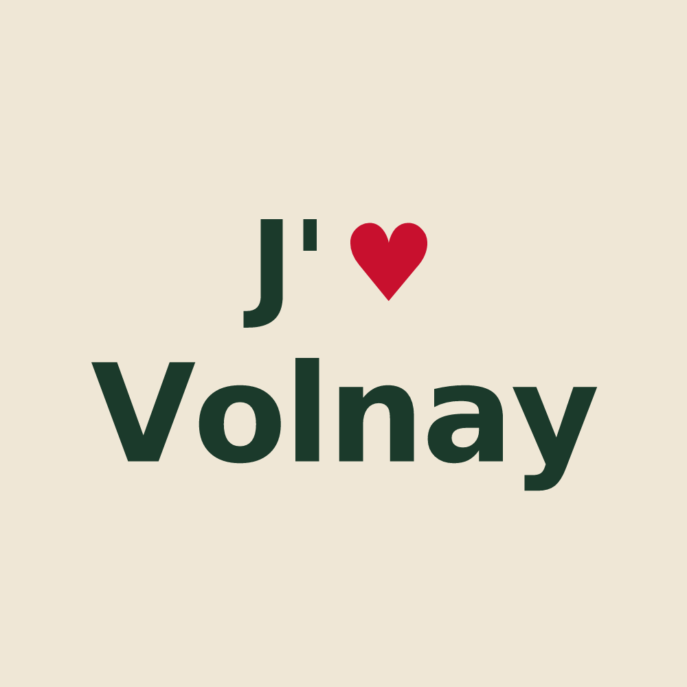 Tote bag personnalisé Volnay — design J'aime Volnay