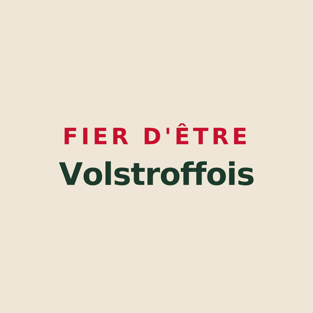 Tote bag « Fier d'être Volstroffois » — design pour Volstroff