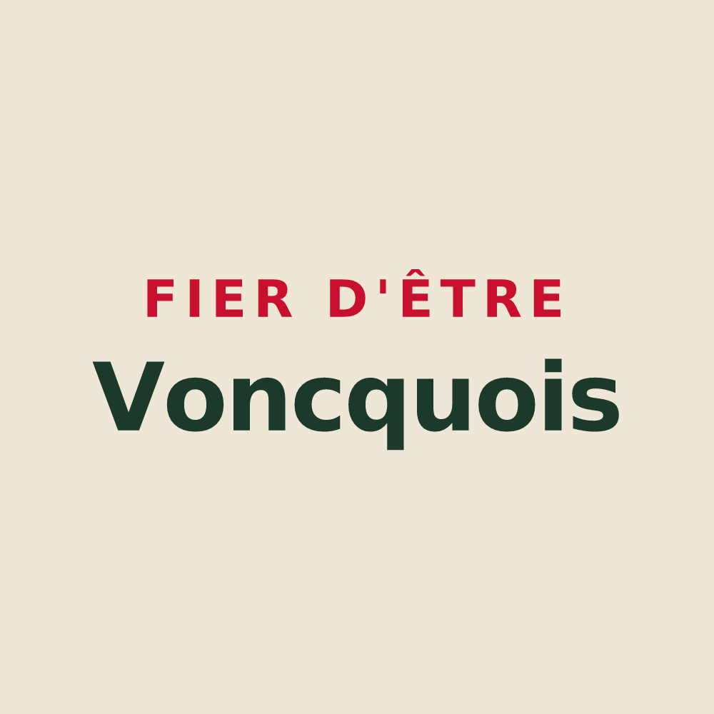 Tote bag « Fier d'être Voncquois » — design pour Voncq