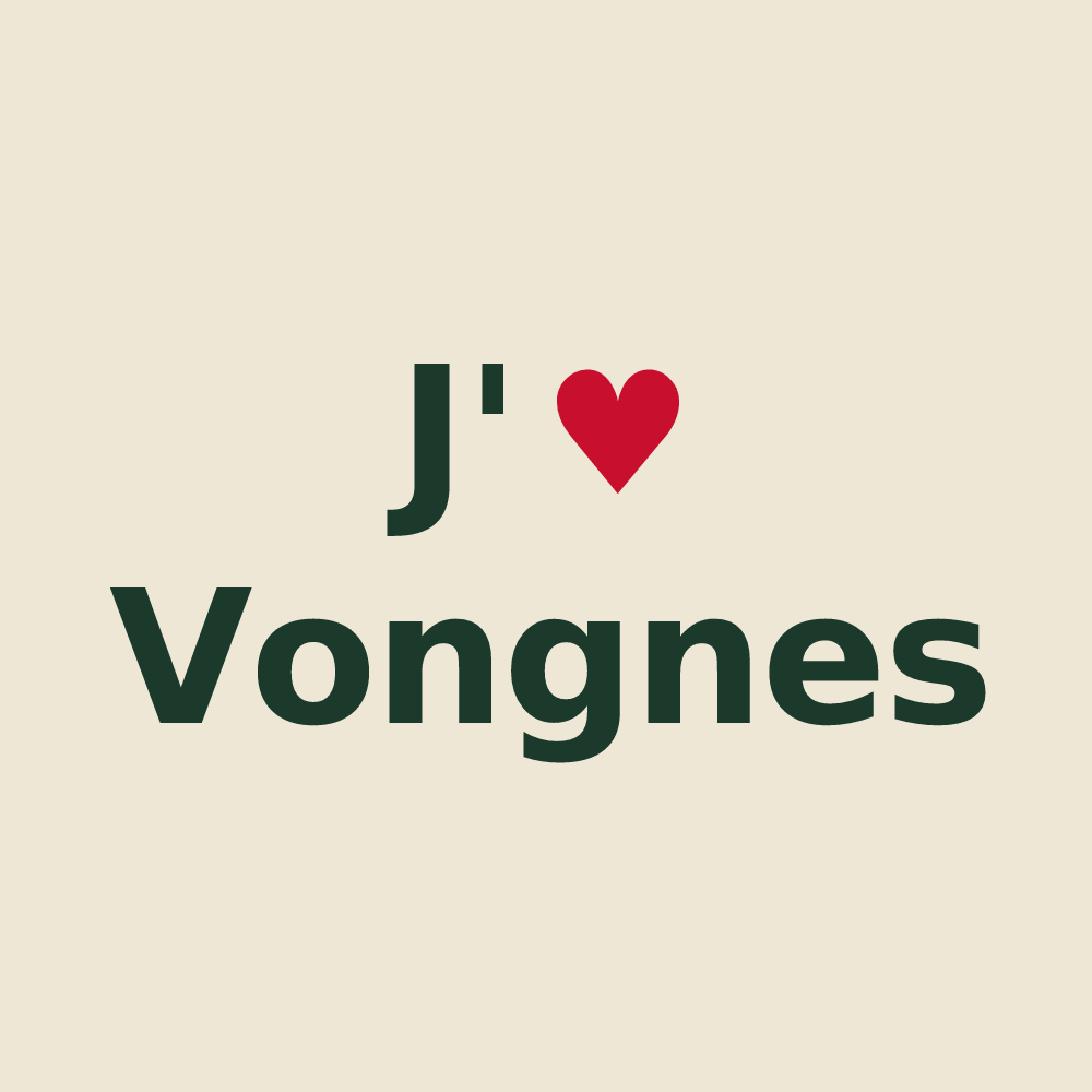 Tote bag personnalisé Vongnes — design J'aime Vongnes