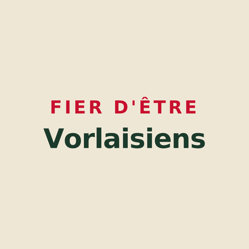 Tote bag « Fier d'être Vorlaisiens » — design pour Vorly
