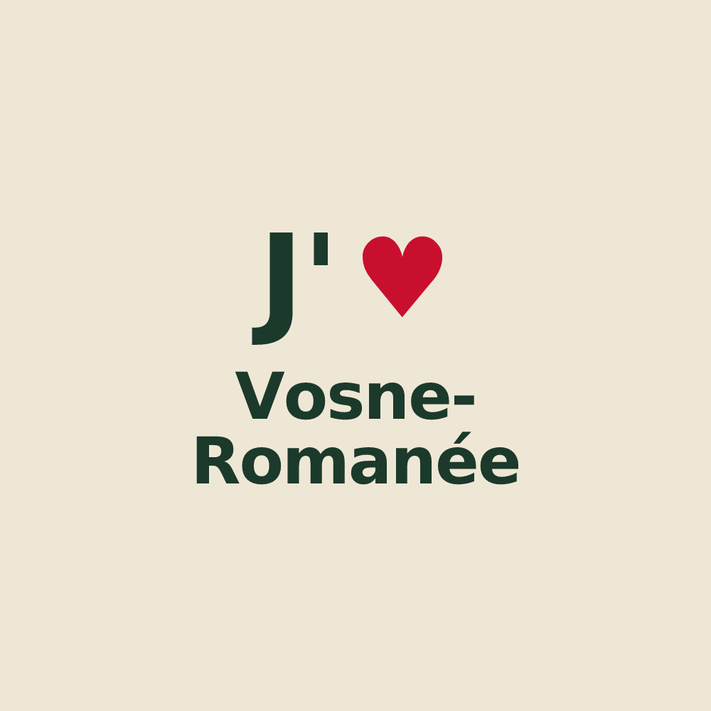 Tote bag personnalisé Vosne-Romanée — design J'aime Vosne-Romanée