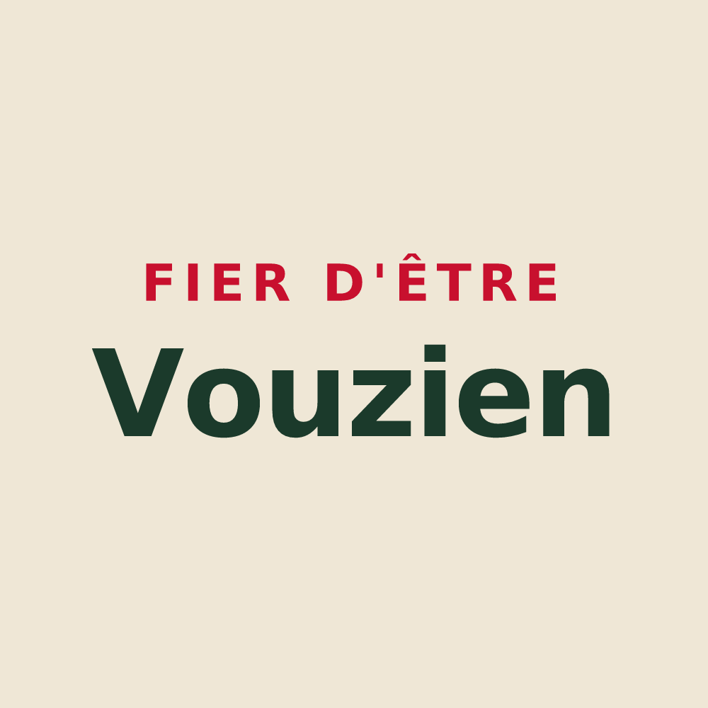 Tote bag « Fier d'être Vouzien » — design pour Voué