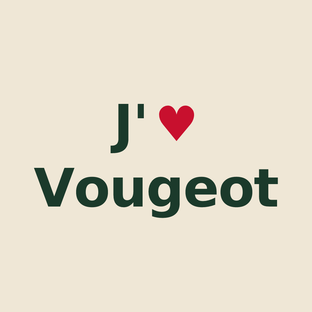 Tote bag personnalisé Vougeot — design J'aime Vougeot
