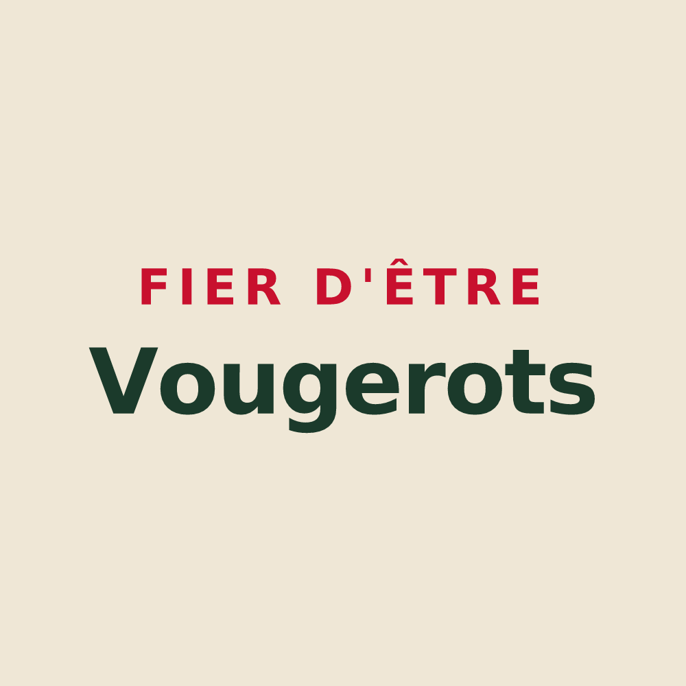 Tote bag « Fier d'être Vougerots » — design pour Vougy