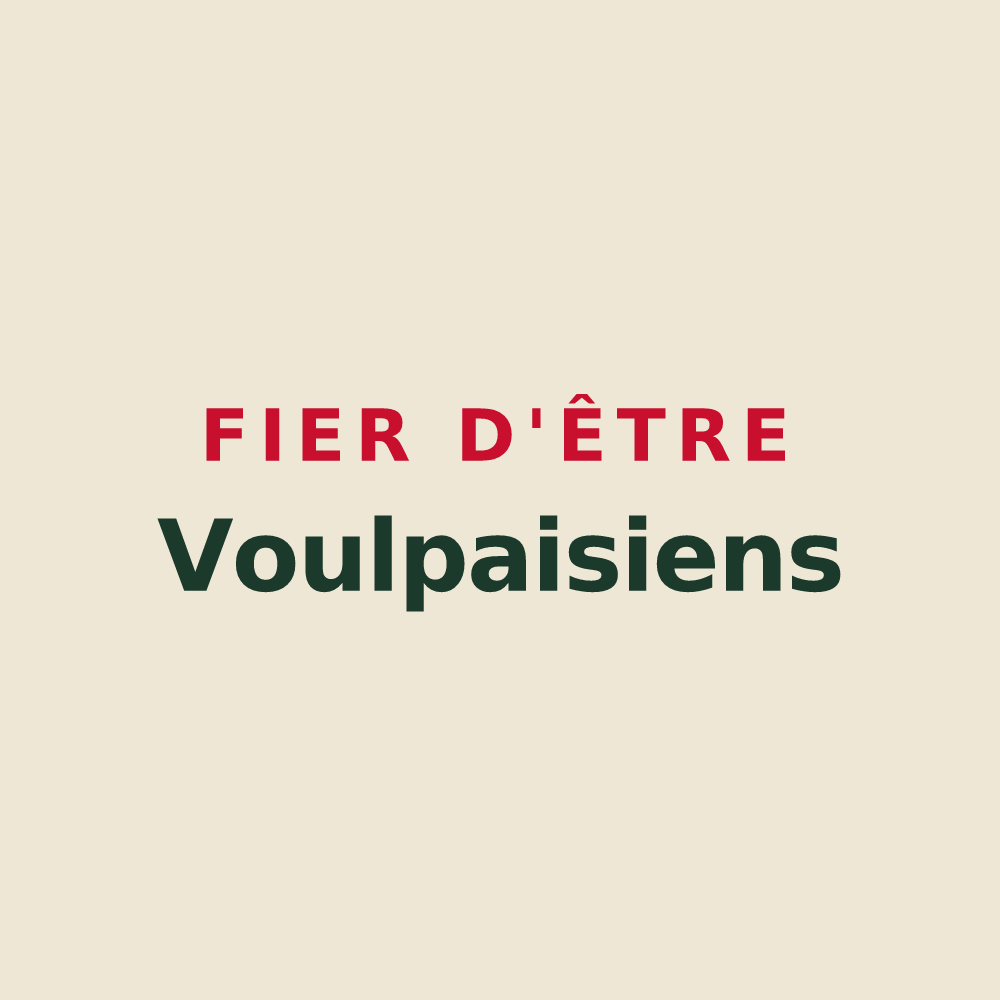Tote bag « Fier d'être Voulpaisiens » — design pour Voulpaix