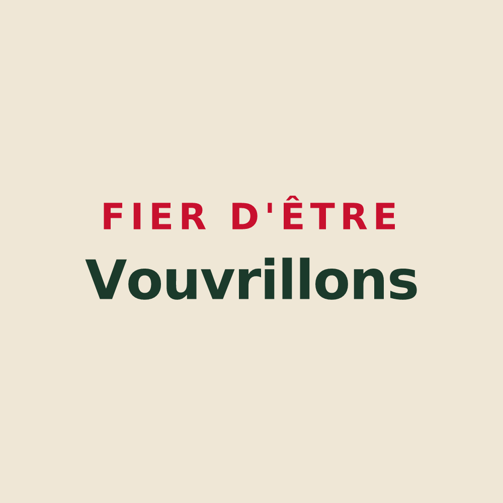 Tote bag « Fier d'être Vouvrillons » — design pour Vouvray