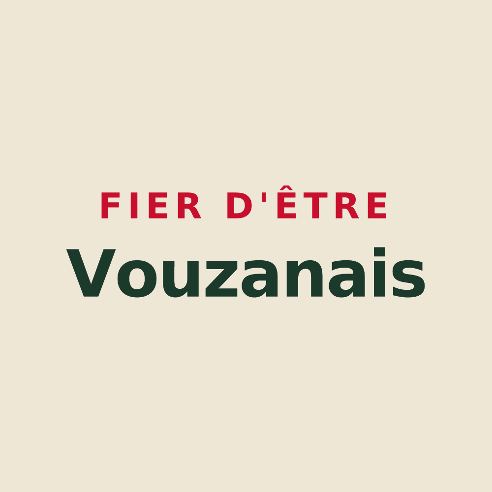 Tote bag « Fier d'être Vouzanais » — design pour Vouzan
