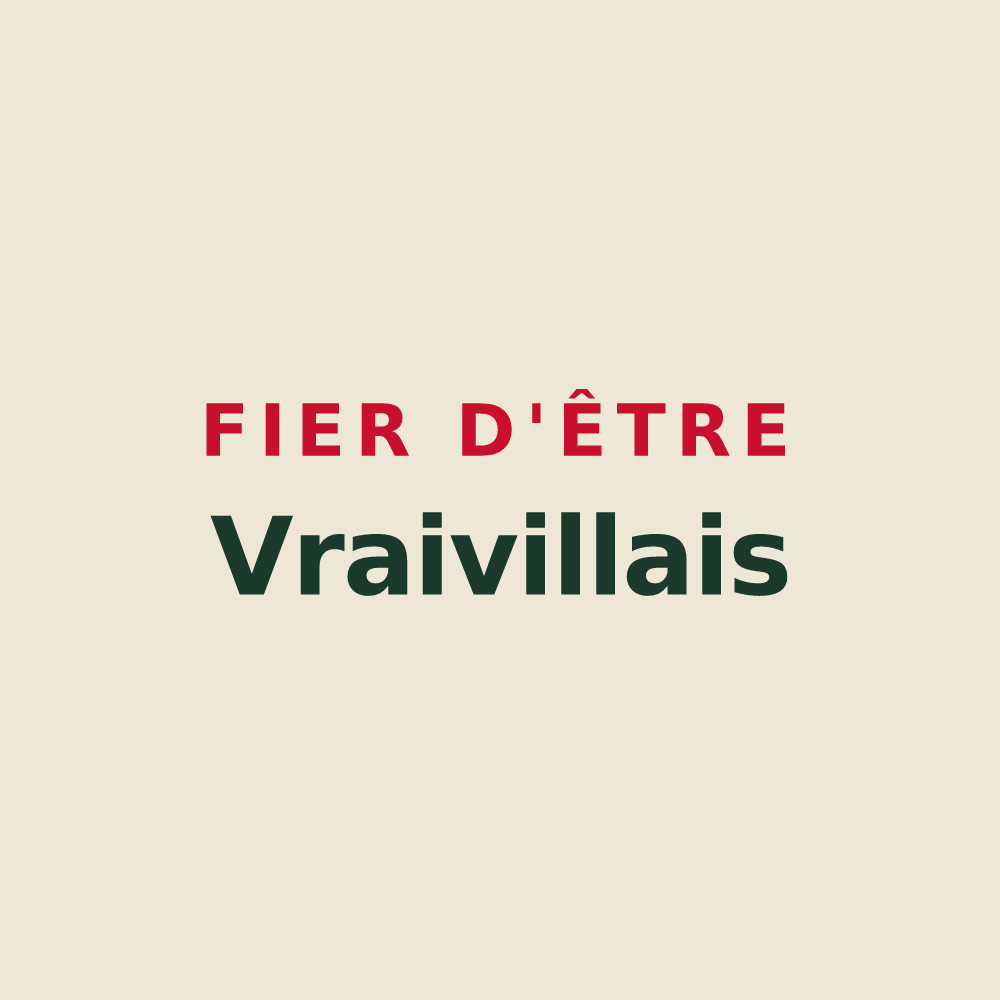 Tote bag « Fier d'être Vraivillais » — design pour Vraiville