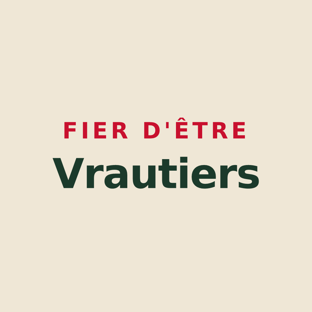 Tote bag « Fier d'être Vrautiers » — design pour Vraux