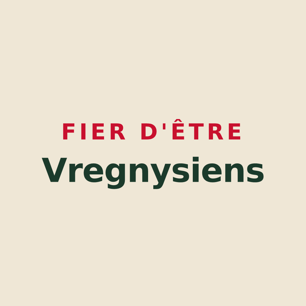 Tote bag « Fier d'être Vregnysiens » — design pour Vregny