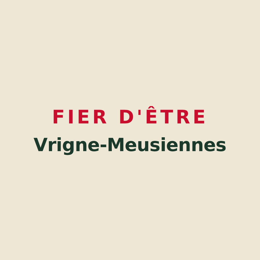 Tote bag « Fier d'être Vrigne-Meusiennes » — design pour Vrigne-Meuse