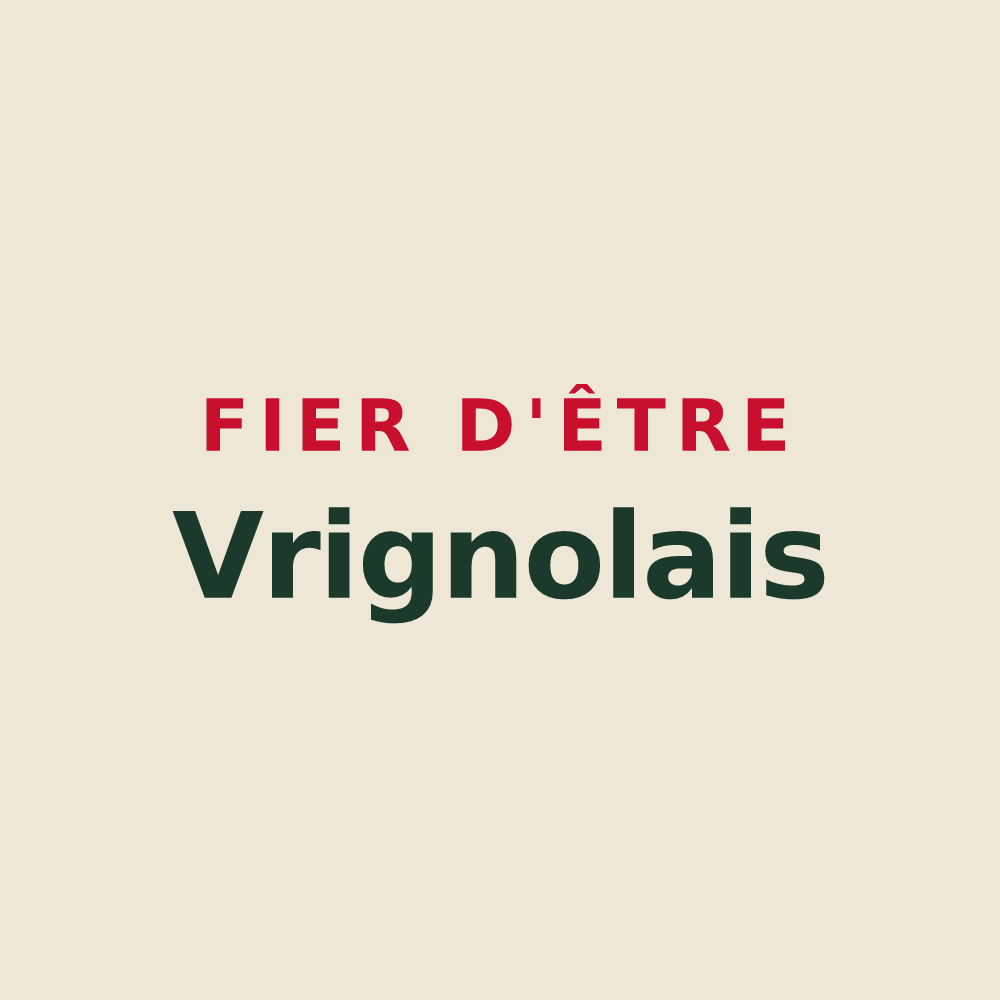 Tote bag « Fier d'être Vrignolais » — design pour Vrigny