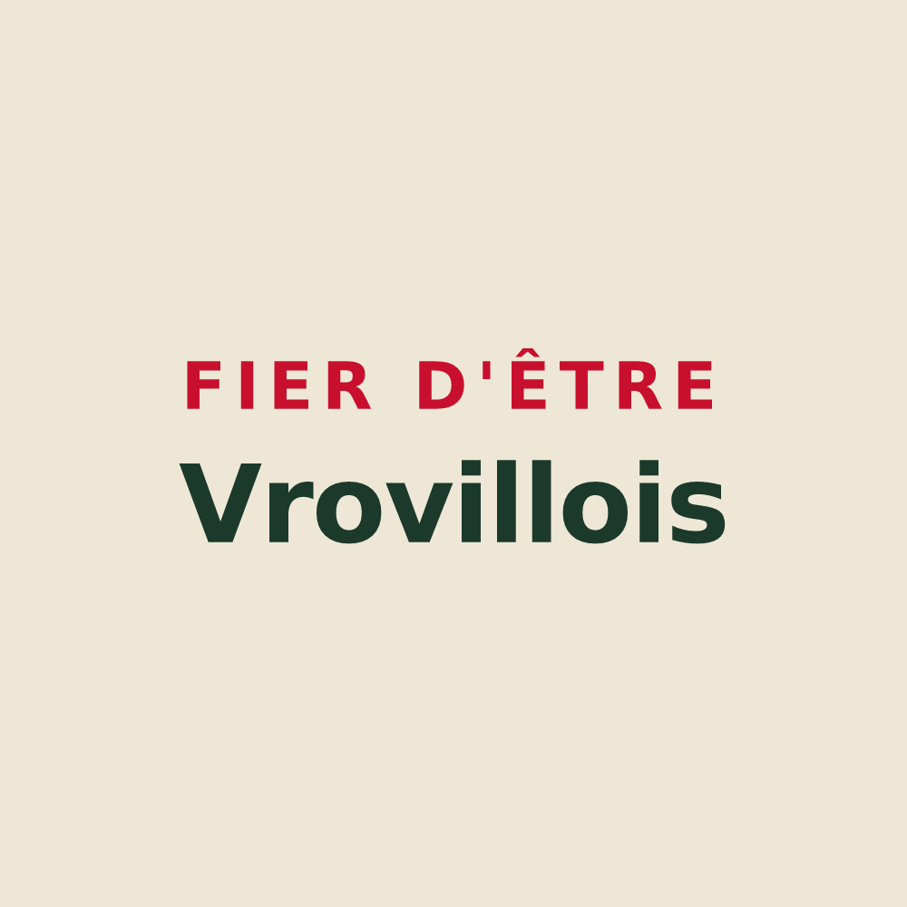 Tote bag « Fier d'être Vrovillois » — design pour Vroville