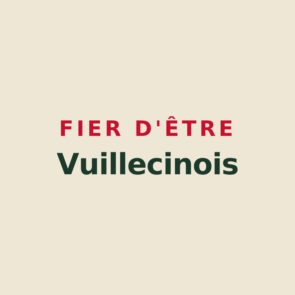 Tote bag « Fier d'être Vuillecinois » — design pour Vuillecin