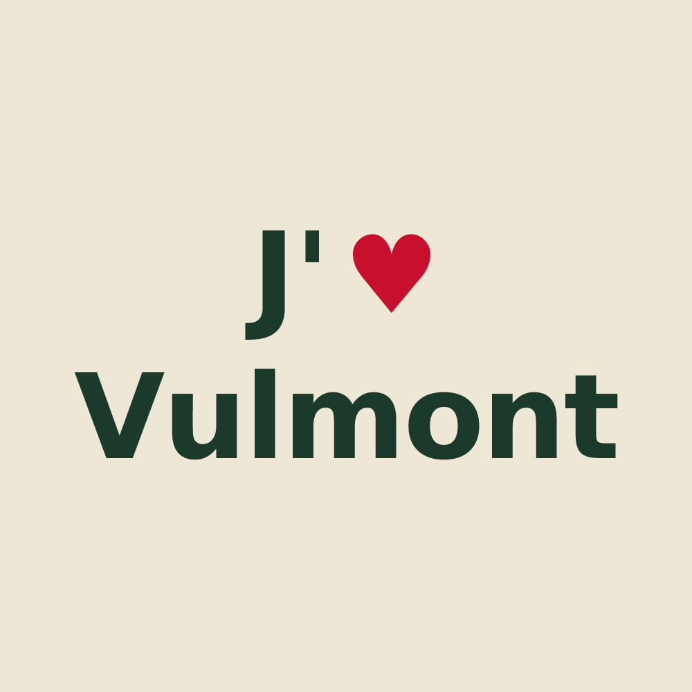 Tote bag personnalisé Vulmont — design J'aime Vulmont