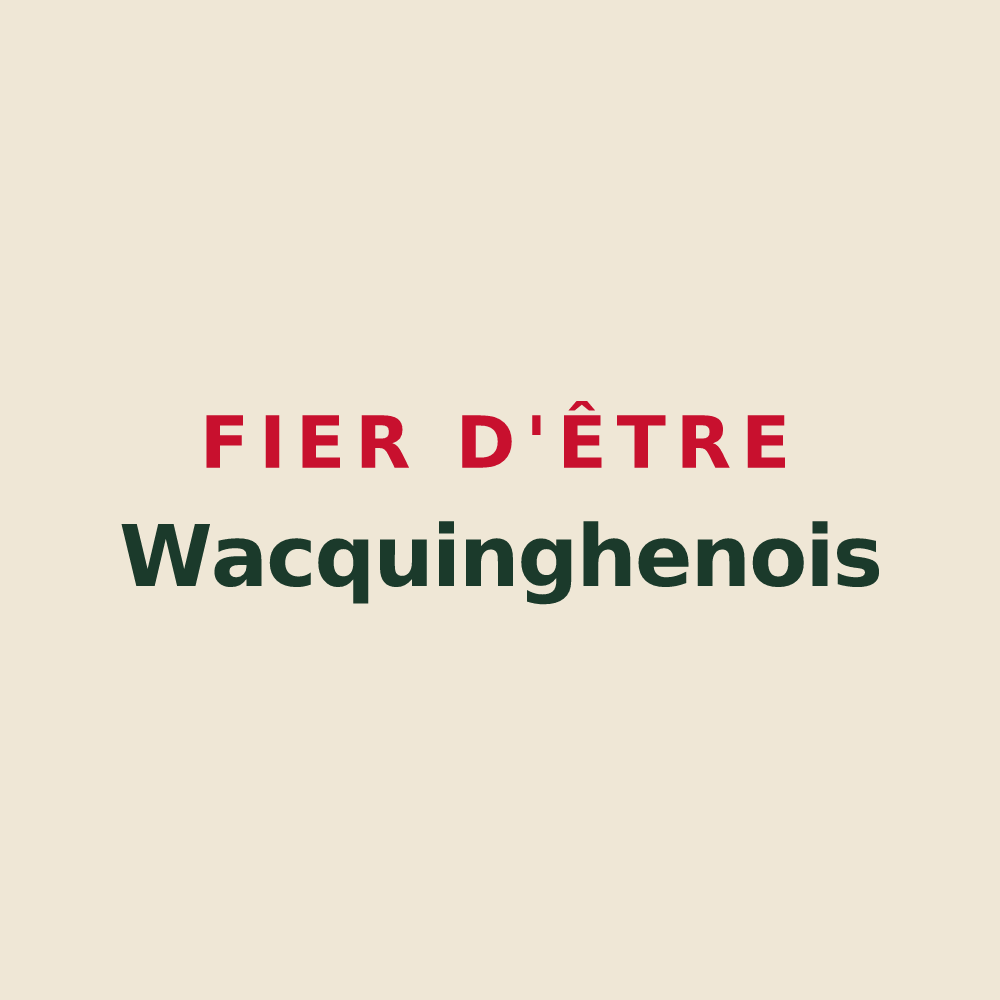 Tote bag « Fier d'être Wacquinghenois » — design pour Wacquinghen