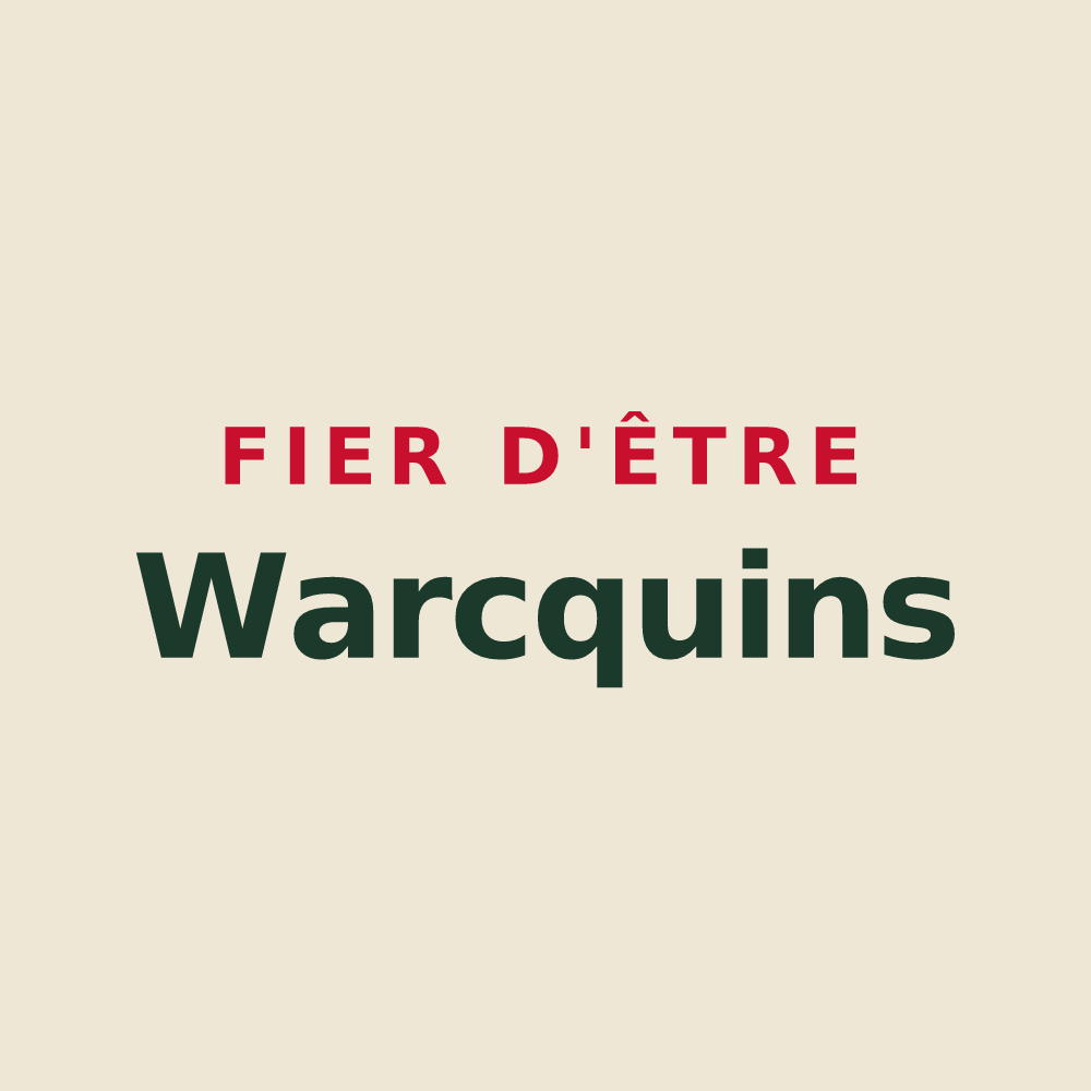 Tote bag « Fier d'être Warcquins » — design pour Warcq