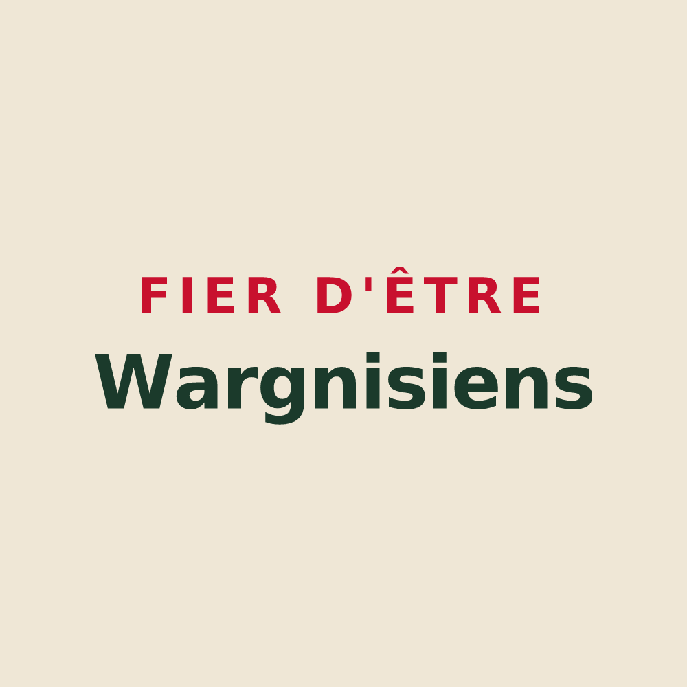 Tote bag « Fier d'être Wargnisiens » — design pour Wargnies-le-Grand