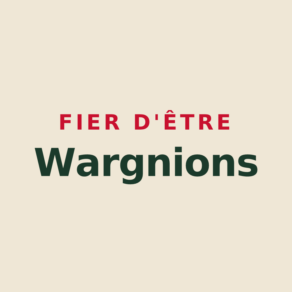 Tote bag « Fier d'être Wargnions » — design pour Wargnies-le-Petit