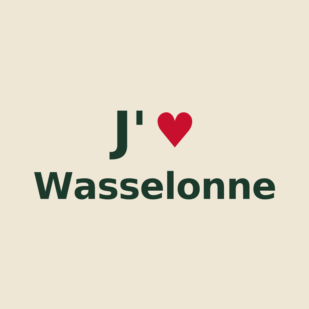 Tote bag personnalisé Wasselonne — design J'aime Wasselonne