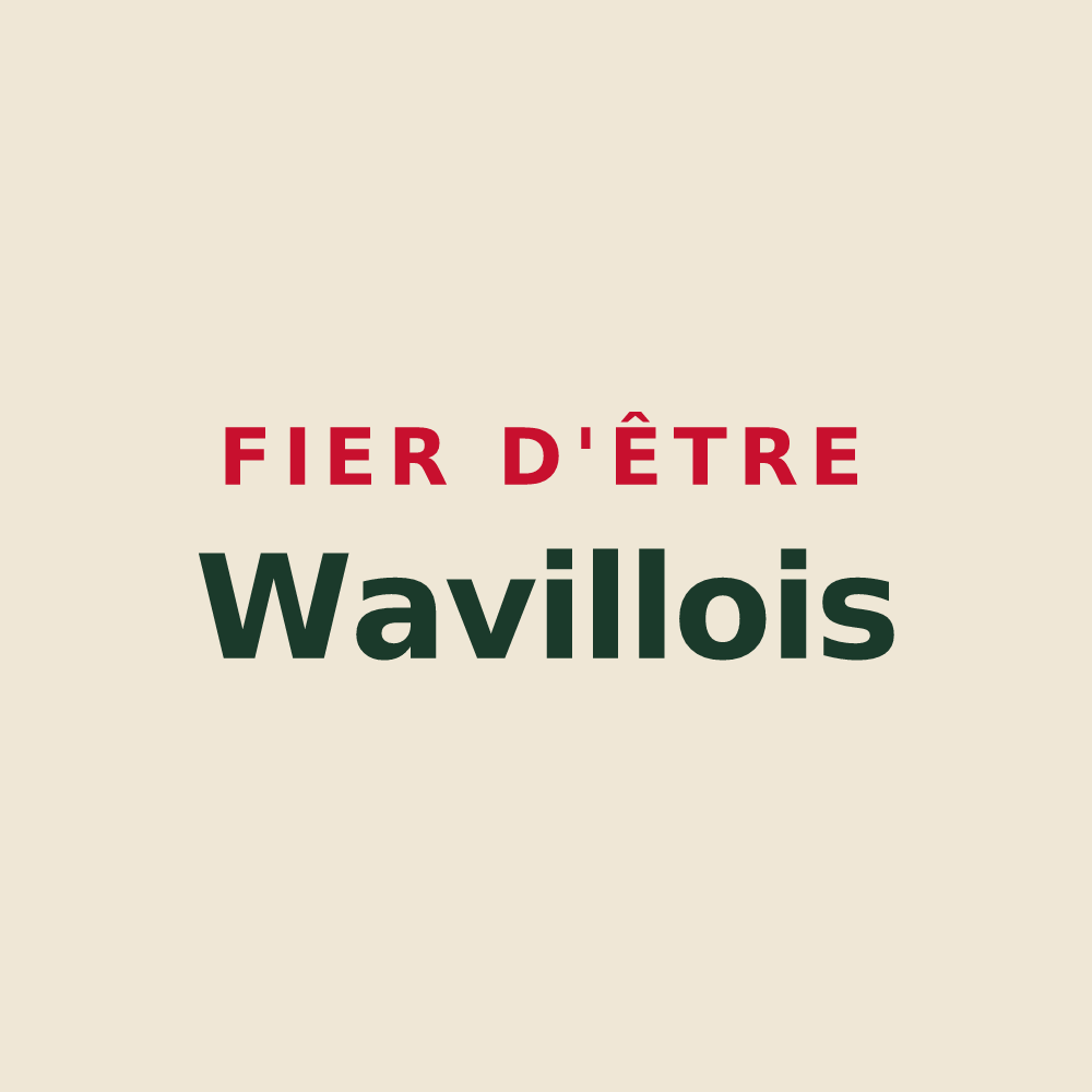Tote bag « Fier d'être Wavillois » — design pour Waville