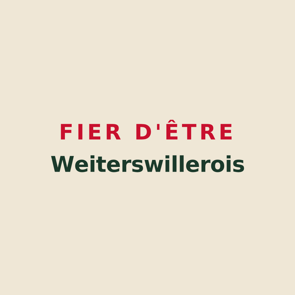 Tote bag « Fier d'être Weiterswillerois » — design pour Weiterswiller