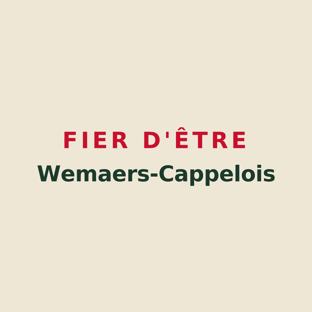 Tote bag « Fier d'être Wemaers-Cappelois » — design pour Wemaers-Cappel