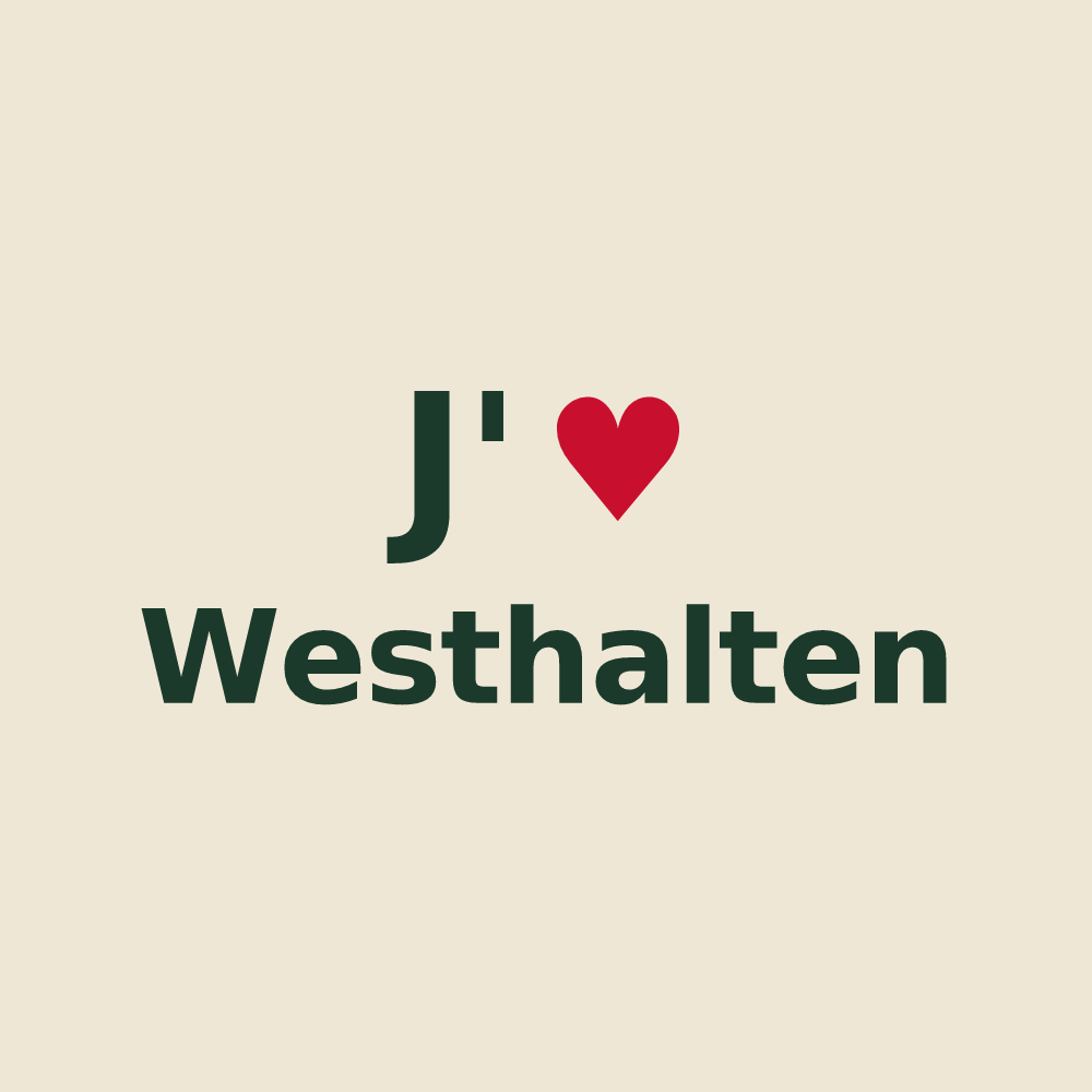 Tote bag personnalisé Westhalten — design J'aime Westhalten