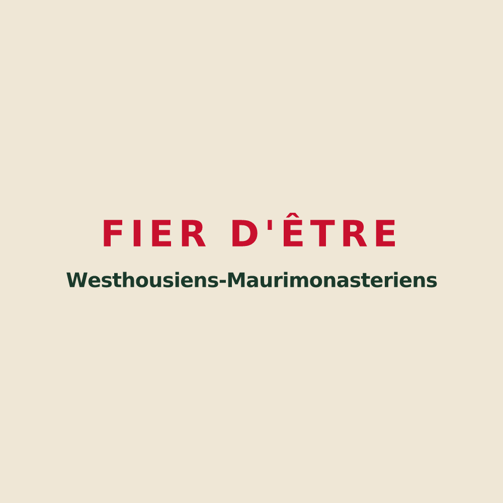 Tote bag « Fier d'être Westhousiens-Maurimonasteriens » — design pour Westhouse-Marmoutier