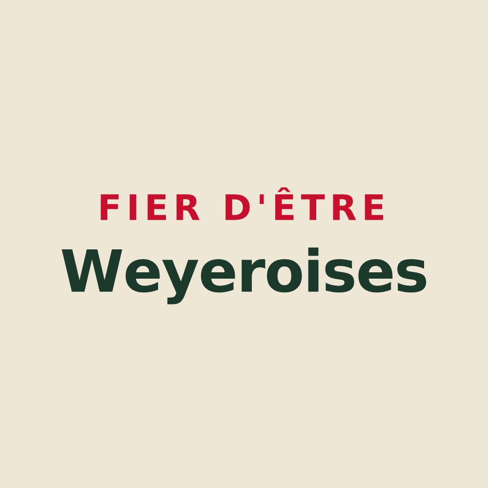 Tote bag « Fier d'être Weyeroises » — design pour Weyer