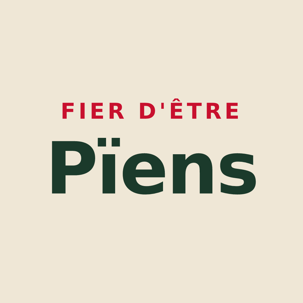 Tote bag « Fier d'être Pïens » — design pour Wignehies