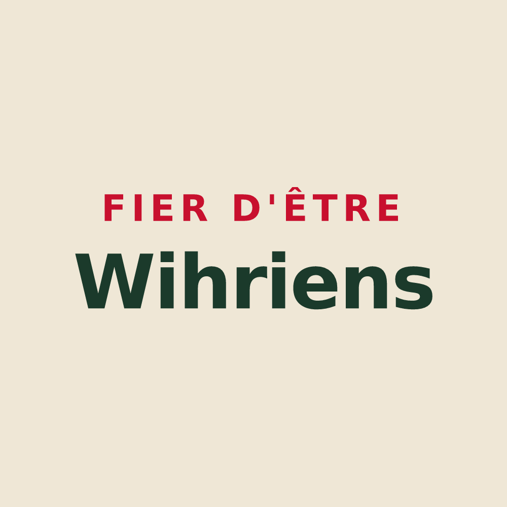 Tote bag « Fier d'être Wihriens » — design pour Wihr-au-Val