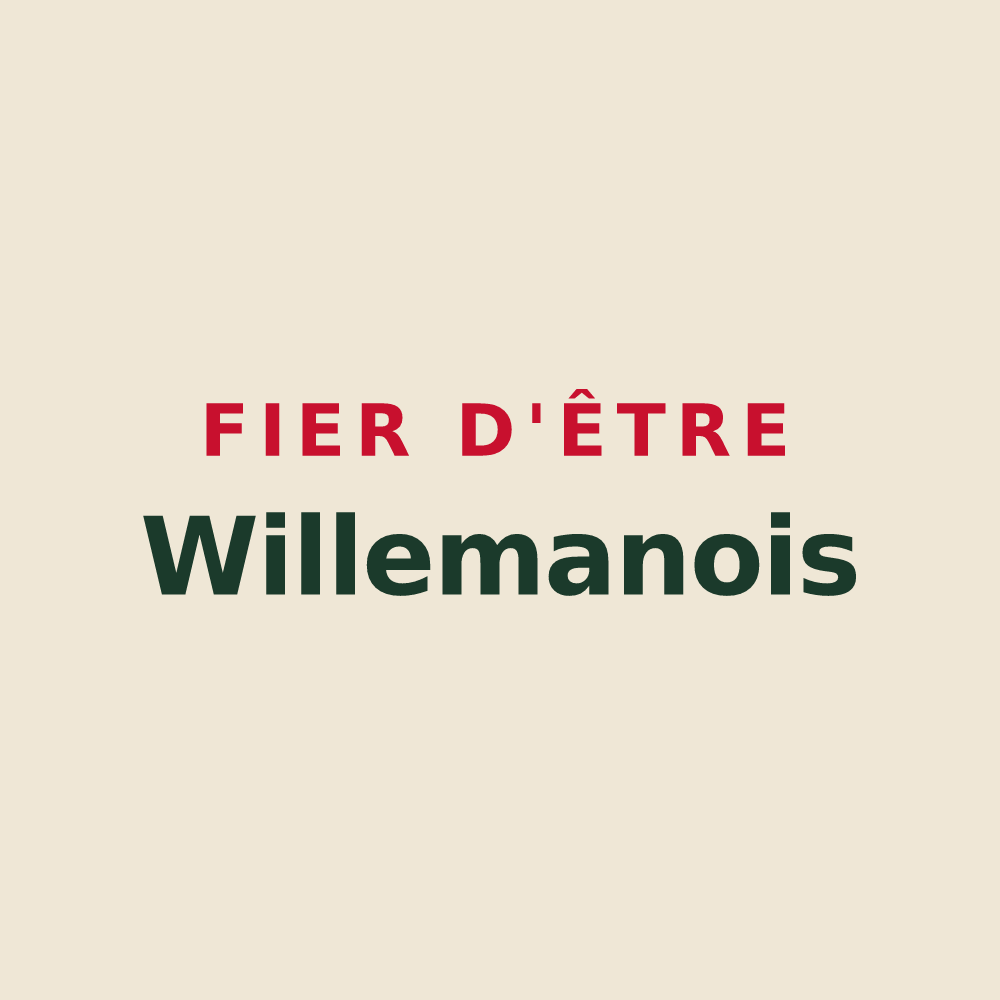 Tote bag « Fier d'être Willemanois » — design pour Willeman