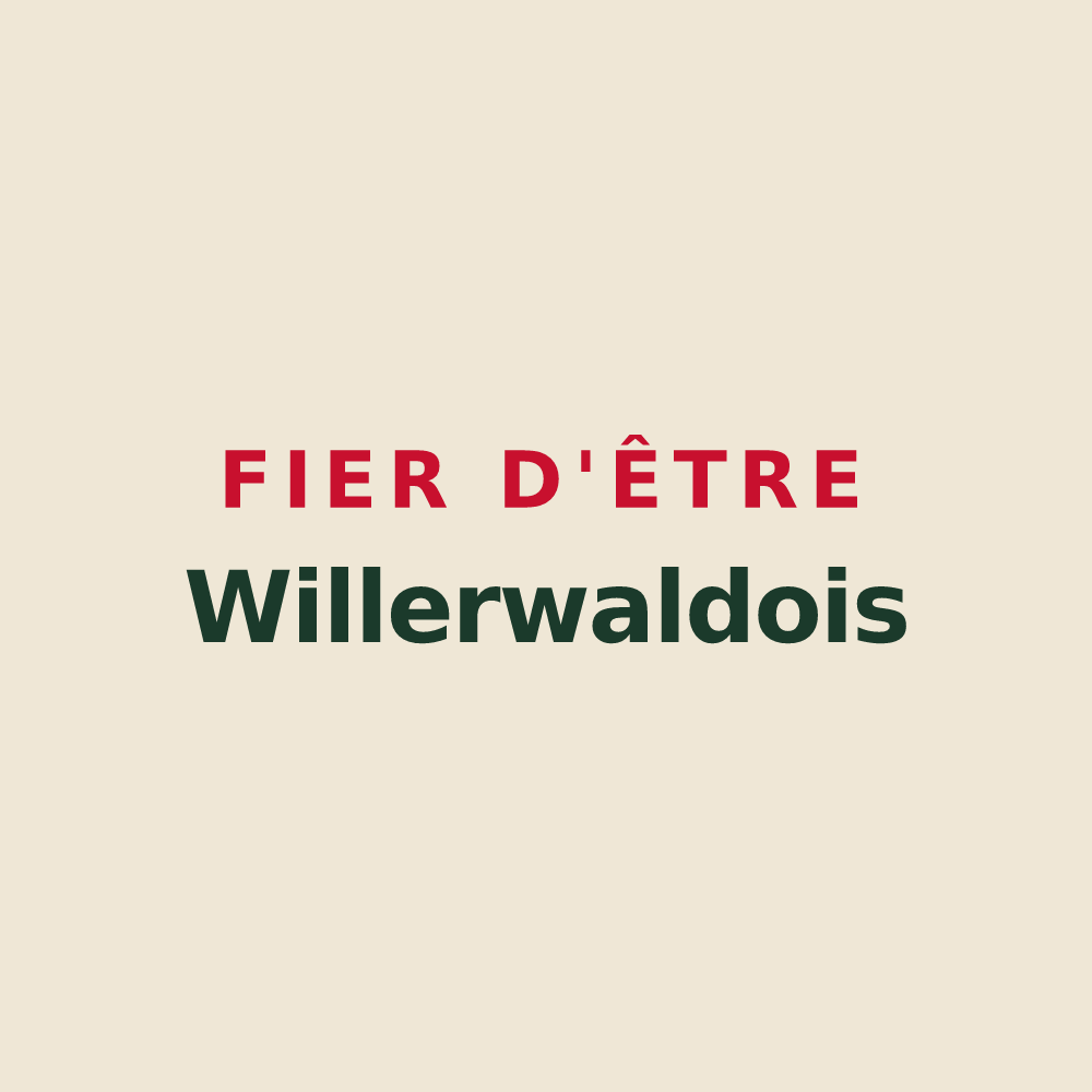 Tote bag « Fier d'être Willerwaldois » — design pour Willerwald
