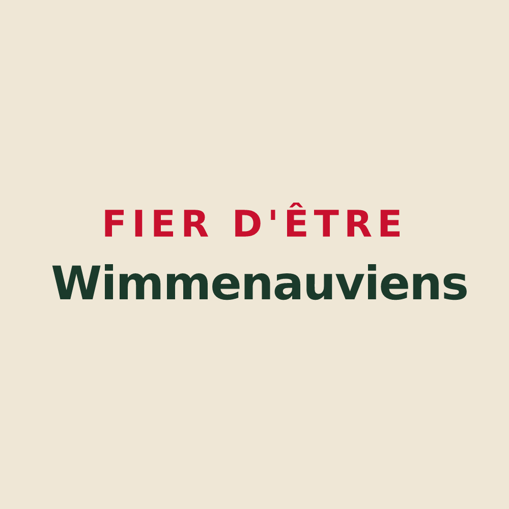 Tote bag « Fier d'être Wimmenauviens » — design pour Wimmenau